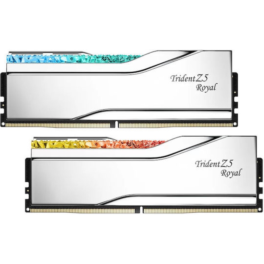 G.Skill Trident Z5 Royal DDR5 96GB RAM με 2x48GB Modules και Ταχύτητα 6400 για Desktop