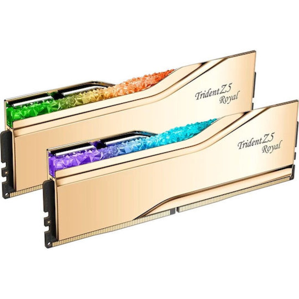 G.Skill Trident Z5 Royal DDR5 32GB RAM με Modules και Ταχύτητα 7200 για Desktop
