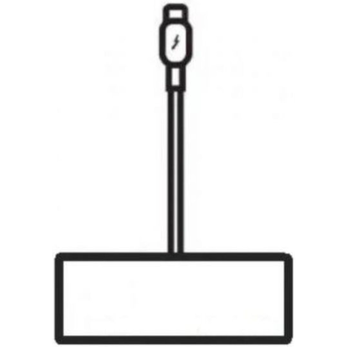 Apple Μετατροπέας Lightning male σε Lightning / USB-A female 1τμχ (MX5J3ZM/A)