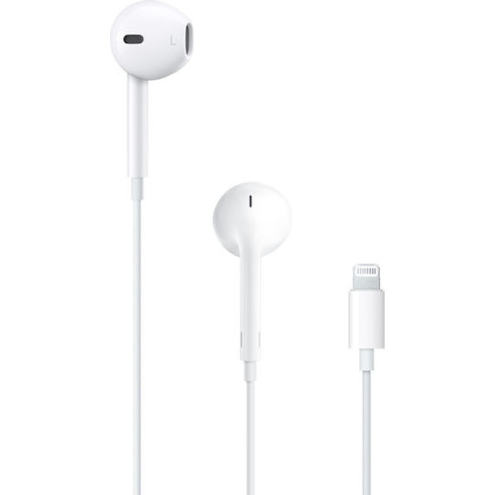 Apple EarPods (2024) Earbuds Handsfree Ακουστικά με Βύσμα Lightning Λευκό