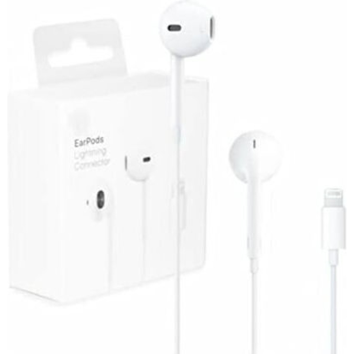 Apple EarPods (2024) Earbuds Handsfree Ακουστικά με Βύσμα Lightning Λευκό