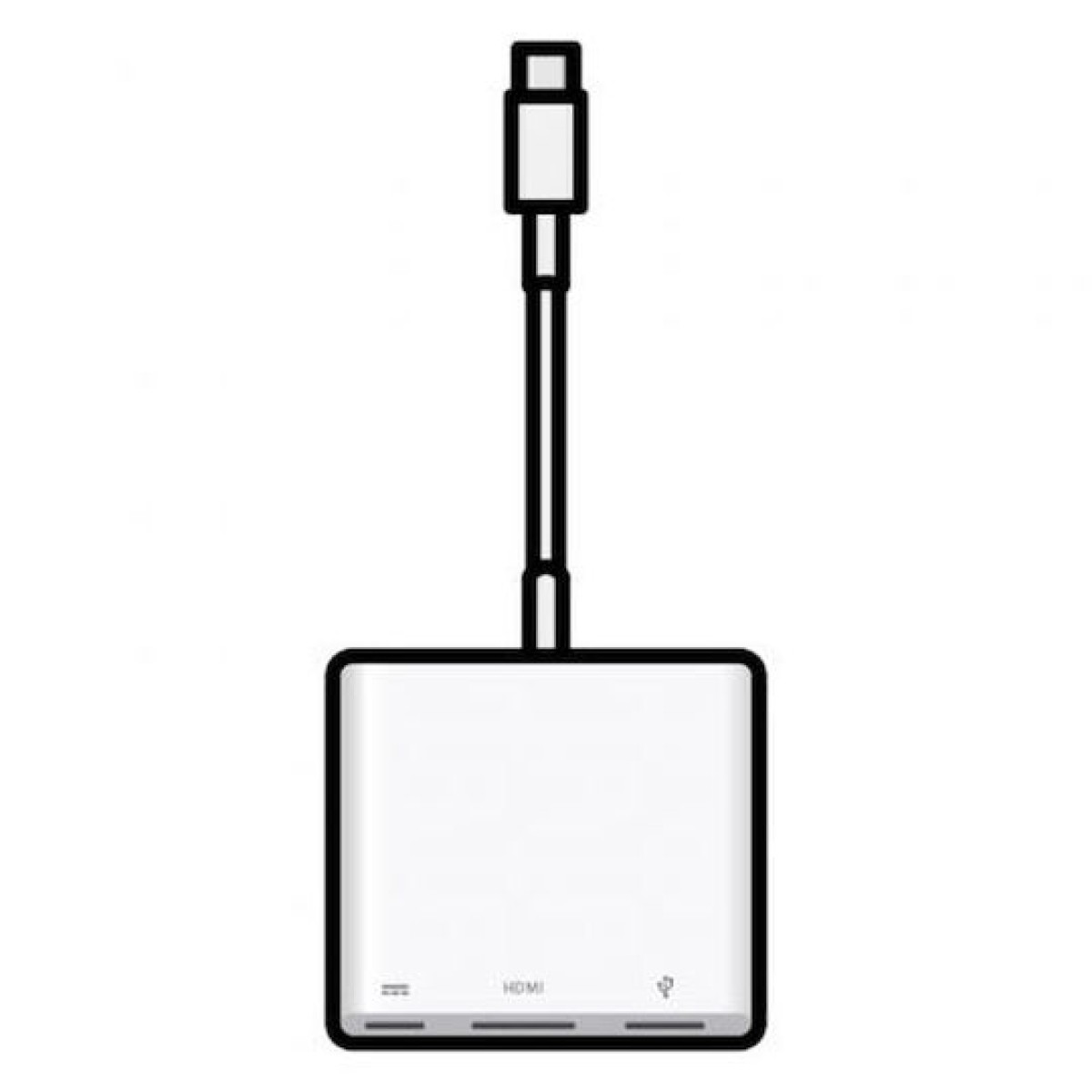 Apple USB-C Docking Station με HDMI 4K PD Λευκό (MW5M3ZM/A)