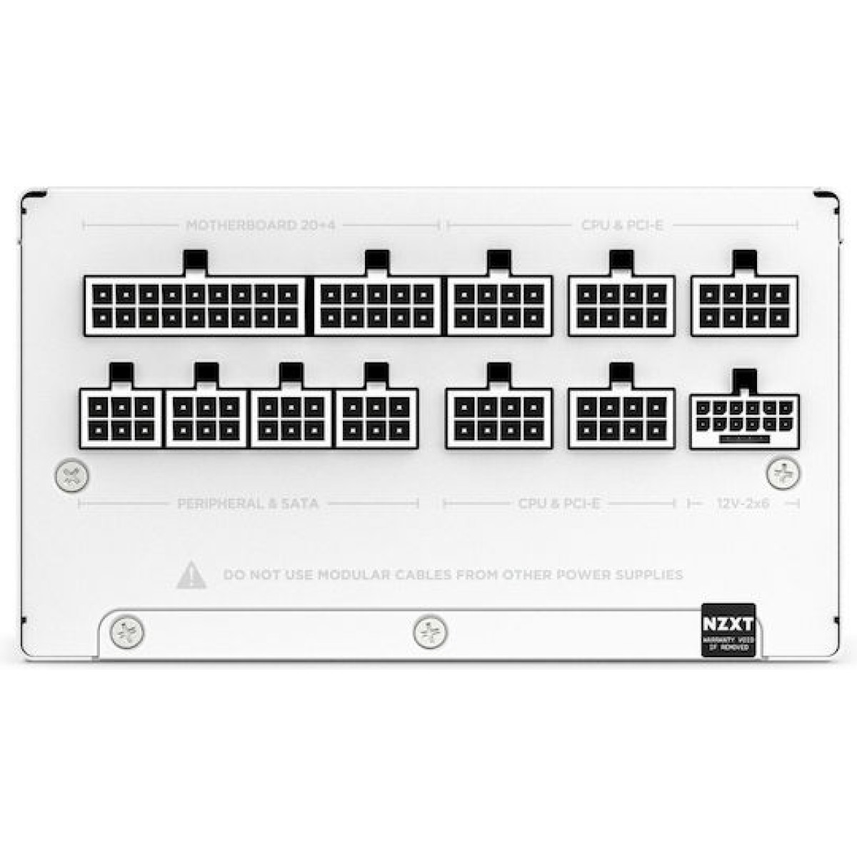 NZXT C1200 ATX 3.1 1200W Λευκό Τροφοδοτικό Υπολογιστή Full Modular 80 Plus Gold