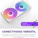 NZXT RF-U24HF-W1 Case Fan 240mm με ARGB Φωτισμό και Σύνδεση 4-Pin PWM / 4-pin NZXT RGB Λευκό