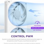 NZXT F360 RGB Core Case Fan με Σύνδεση 4-Pin PWM / 4-pin NZXT RGB Λευκό