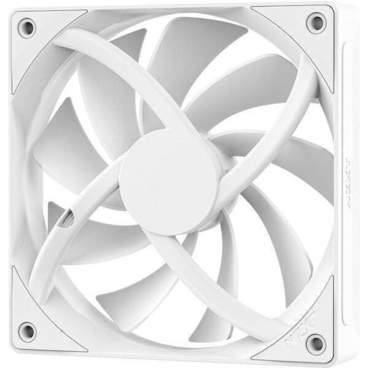 NZXT F120Q Case Fan με Λευκό Φωτισμό και Σύνδεση 4-Pin PWM Λευκό