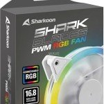 Sharkoon Shark Blades Case Fan 120mm με RGB Φωτισμό και Σύνδεση 4-Pin PWM Λευκό