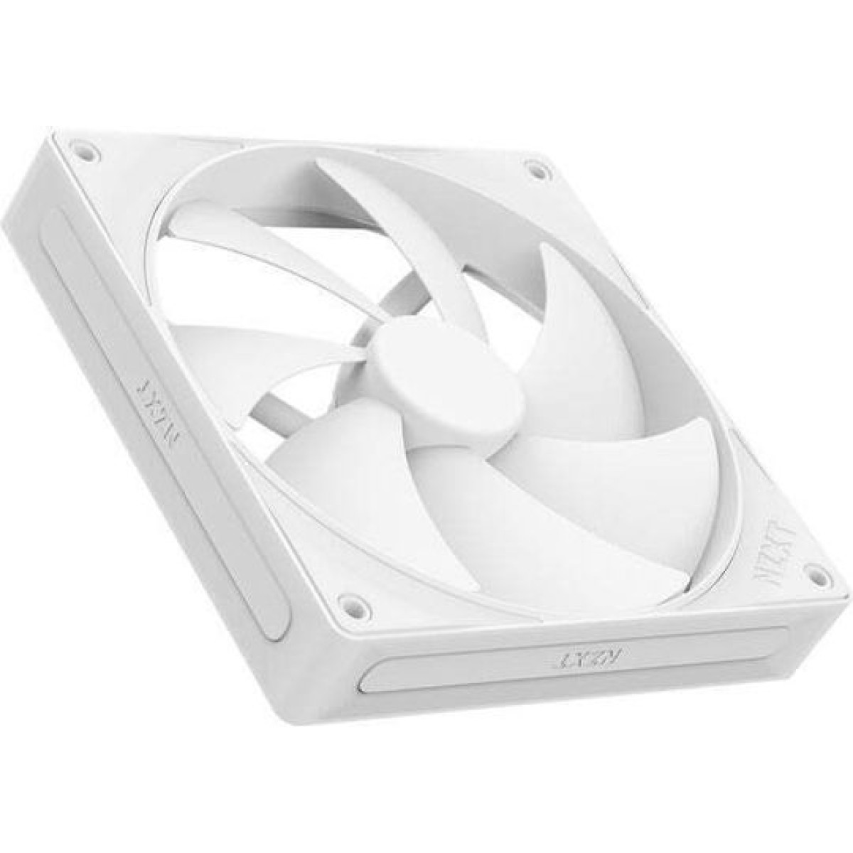 NZXT F140P Case Fan με Λευκό Φωτισμό και Σύνδεση 4-Pin PWM Λευκό