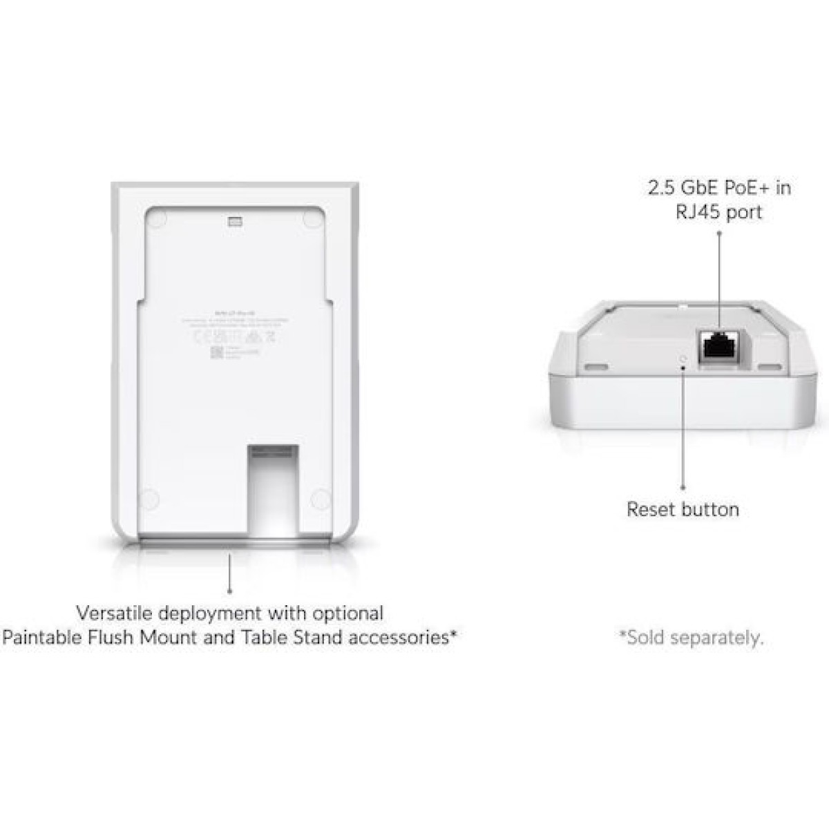Ubiquiti UniFi U7 Pro Wall Access Point Wi‑Fi 7 Tri Band (2.4 & 5 & 6GHz)
