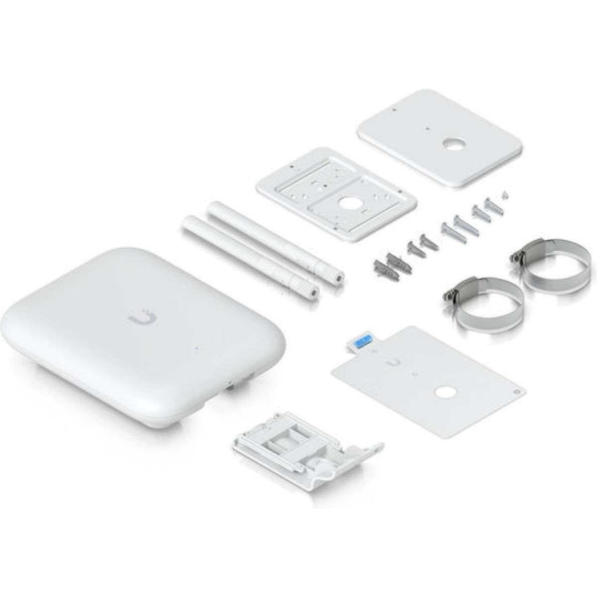 Ubiquiti U7 Access Point Wi‑Fi 7 Dual Band (2.4 & 5GHz) για Εξωτερική τοποθέτηση Λευκό
