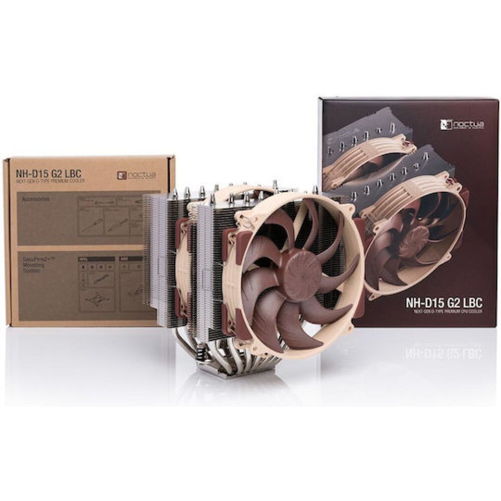 Noctua NH-D15 G2 LBC Ψύκτρα Επεξεργαστή Διπλού Ανεμιστήρα για Socket AM4/AM5/1200/115x/1700