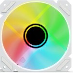 Sharkoon SHARK Mirror RGB PWM Case Fan 120mm με Σύνδεση 4-Pin Λευκό