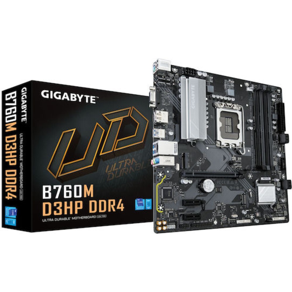 Gigabyte B760M D3HP DDR4 Motherboard Micro ATX με Intel 1700 Socket