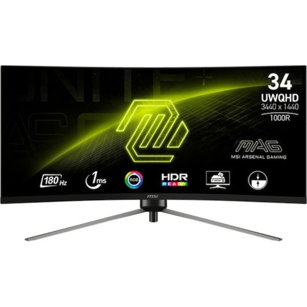 MSI MAG 345CQRDE Ultrawide VA Curved Gaming Monitor 34