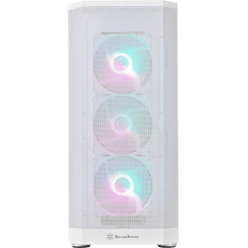 Silverstone Fara 514X Midi Tower Κουτί Υπολογιστή με Πλαϊνό Παράθυρο Λευκό