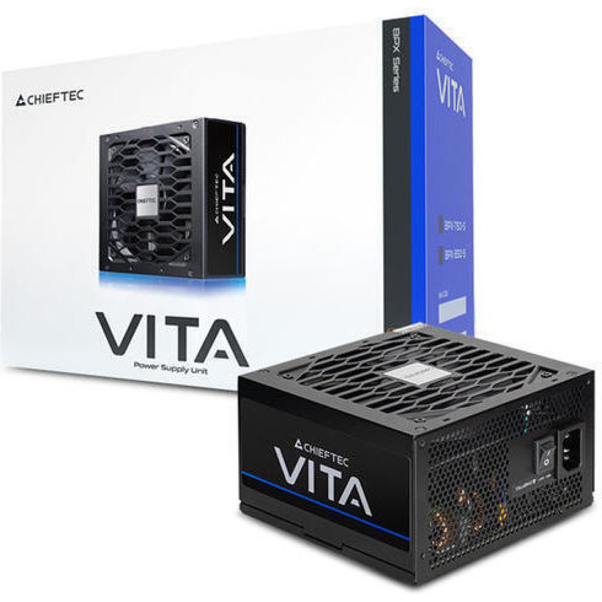 Chieftec Vita 850W Μαύρο Τροφοδοτικό Υπολογιστή Full Wired 80 Plus Bronze