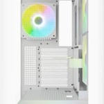 Sharkoon Rebel C60 RGB Gaming Midi Tower Κουτί Υπολογιστή με Πλαϊνό Παράθυρο Λευκό