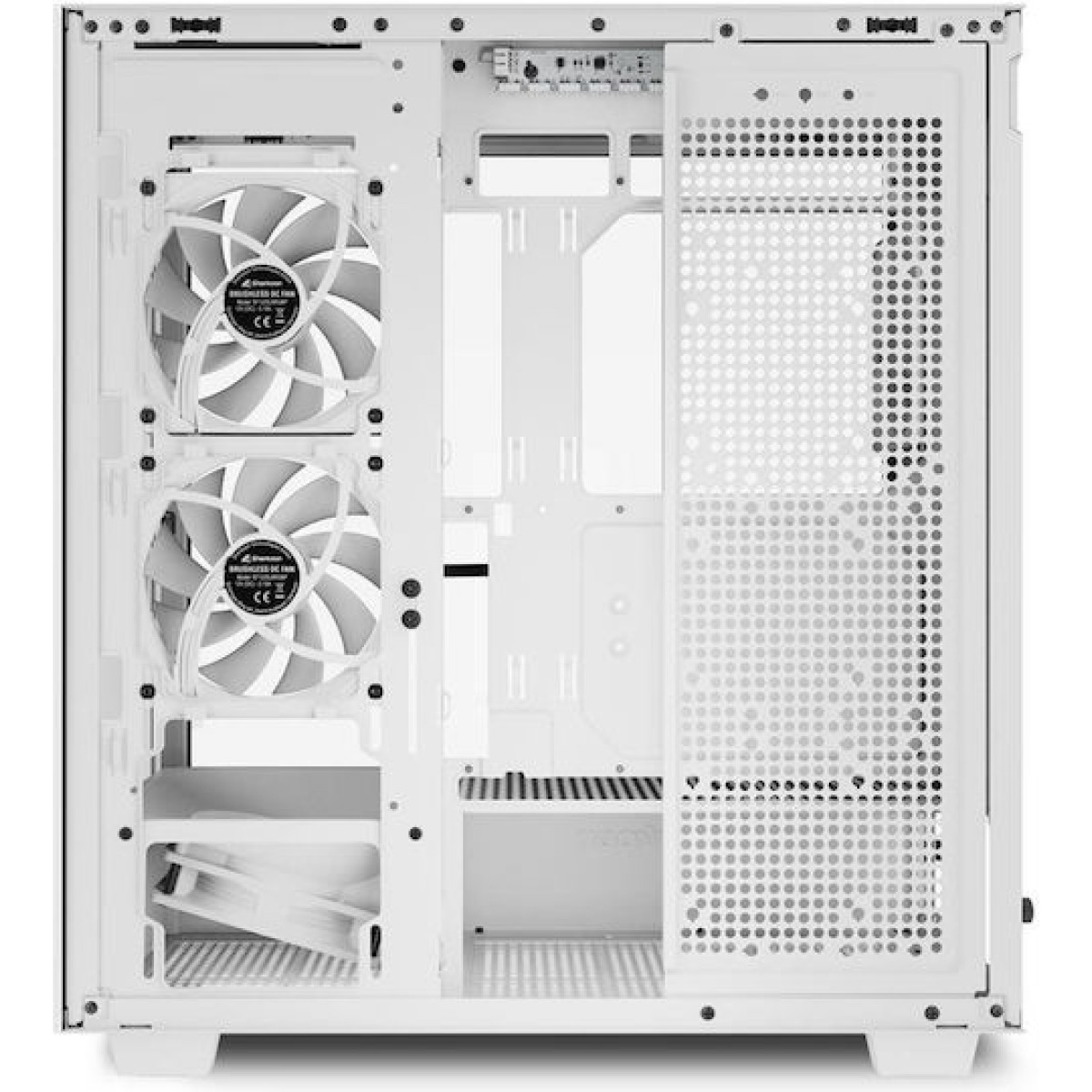 Sharkoon Rebel C60 RGB Gaming Midi Tower Κουτί Υπολογιστή με Πλαϊνό Παράθυρο Λευκό