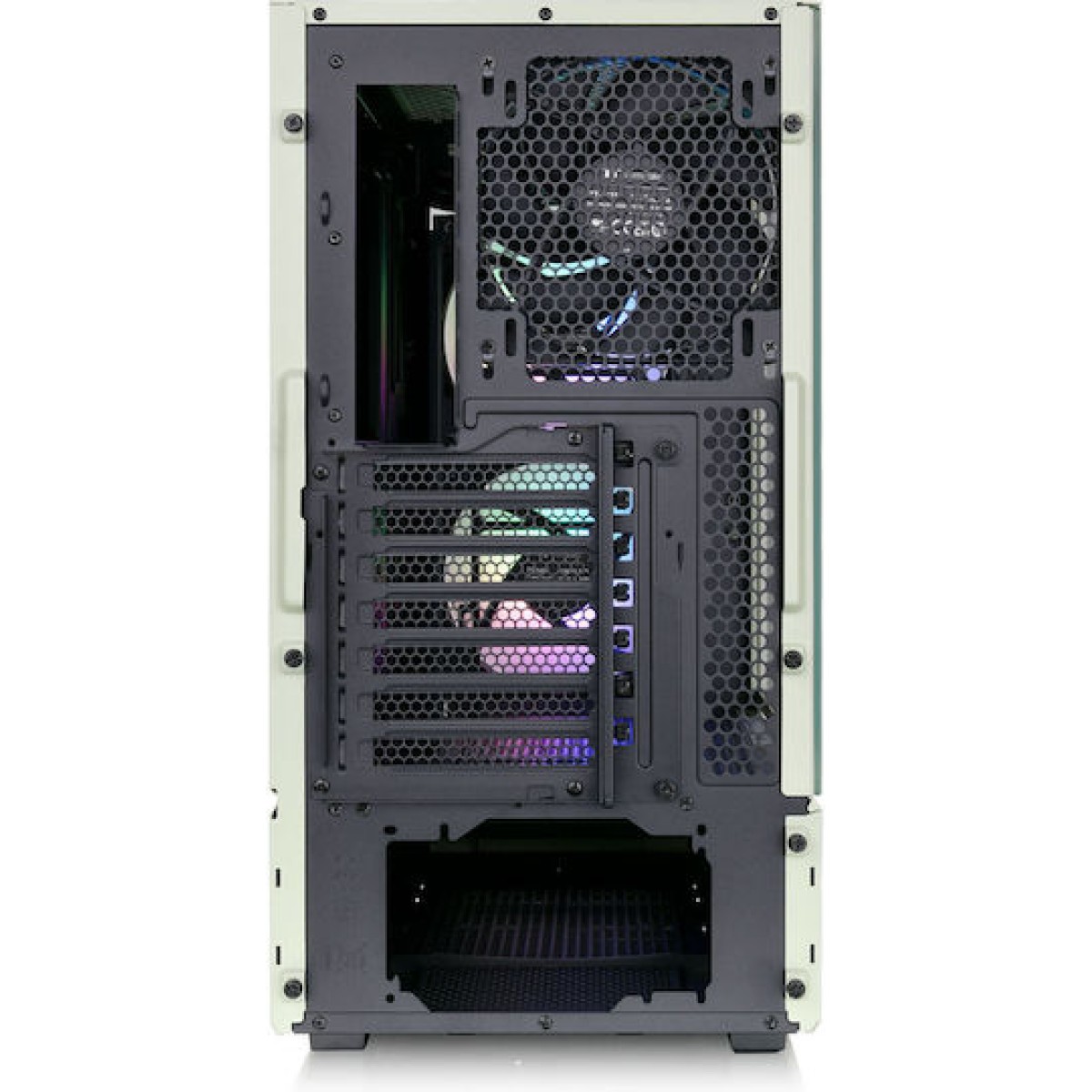 Thermaltake Ceres 350 MX Gaming Midi Tower Κουτί Υπολογιστή με Πλαϊνό Παράθυρο και RGB Φωτισμό Matcha Green