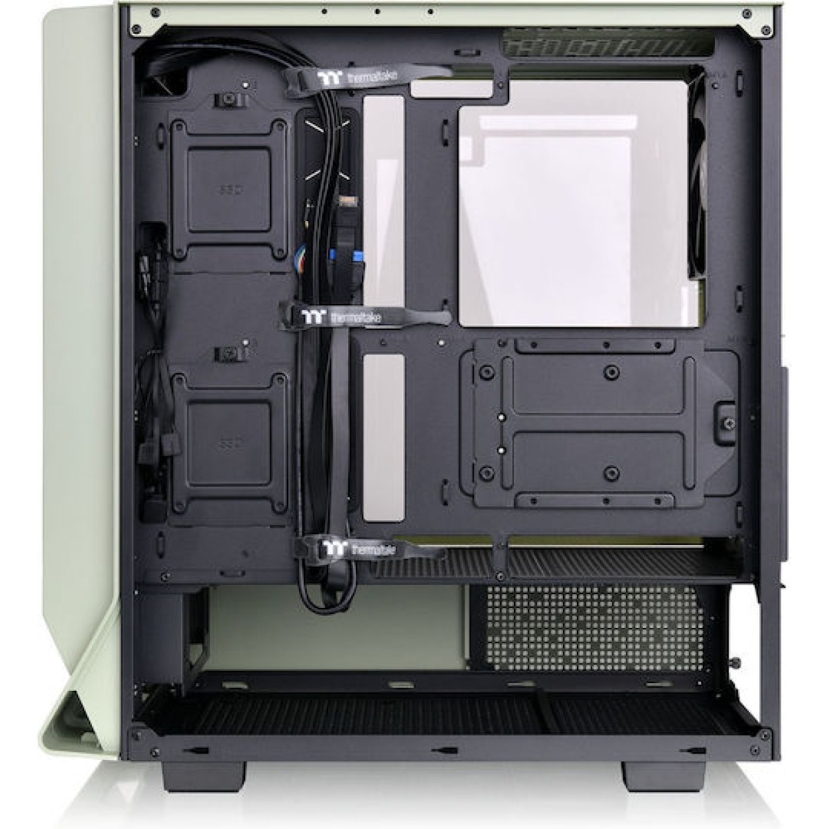 Thermaltake Ceres 350 MX Gaming Midi Tower Κουτί Υπολογιστή με Πλαϊνό Παράθυρο και RGB Φωτισμό Matcha Green