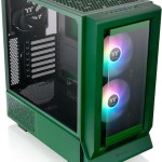 Thermaltake Ceres 350 MX Gaming Midi Tower Κουτί Υπολογιστή με Πλαϊνό Παράθυρο και RGB Φωτισμό Racing Green