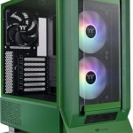 Thermaltake Ceres 350 MX Gaming Midi Tower Κουτί Υπολογιστή με Πλαϊνό Παράθυρο και RGB Φωτισμό Racing Green