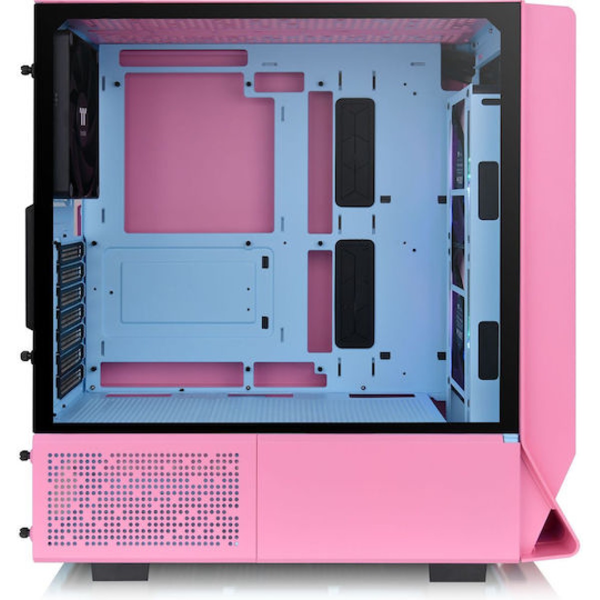Thermaltake Ceres 350 MX Gaming Midi Tower Κουτί Υπολογιστή με Πλαϊνό Παράθυρο και RGB Φωτισμό Bubble Pink