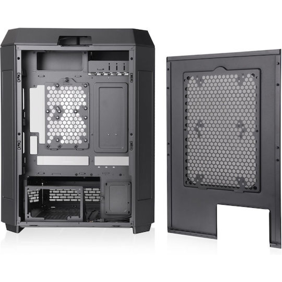 Thermaltake The Tower 600 Gaming Midi Tower Κουτί Υπολογιστή με Πλαϊνό Παράθυρο Μαύρο