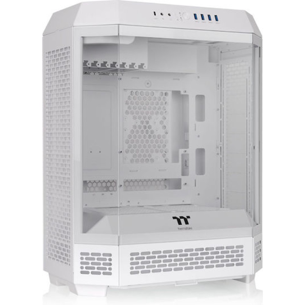 Thermaltake The Tower 600 Gaming Midi Tower Κουτί Υπολογιστή με Πλαϊνό Παράθυρο Snow White