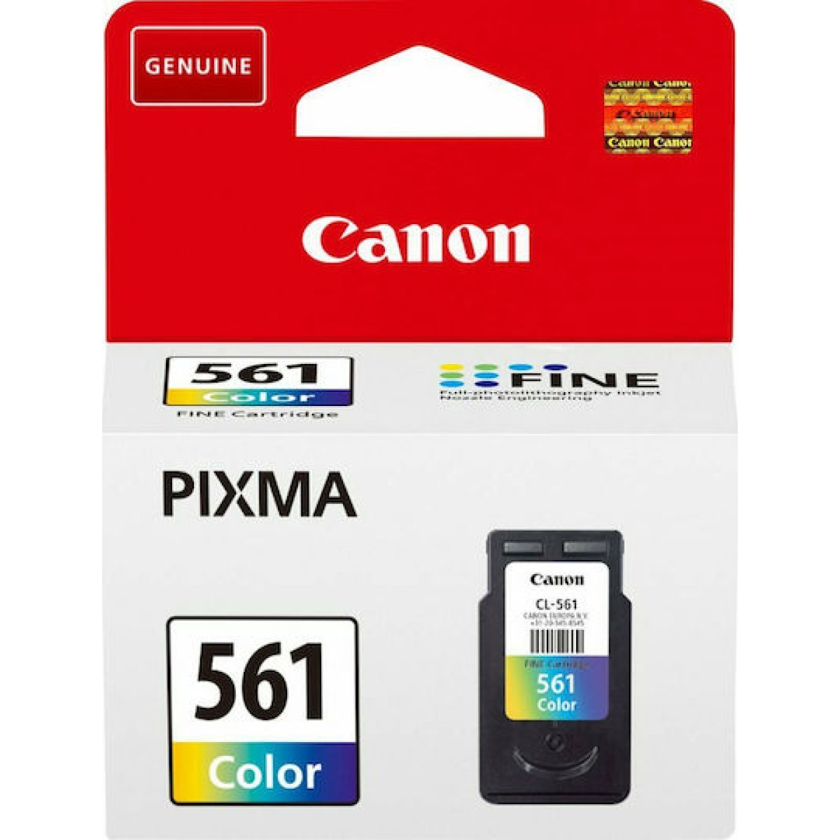 Canon CL-561 Γνήσιο Μελάνι Εκτυπωτή InkJet Πολλαπλό (Color) (3731C001)