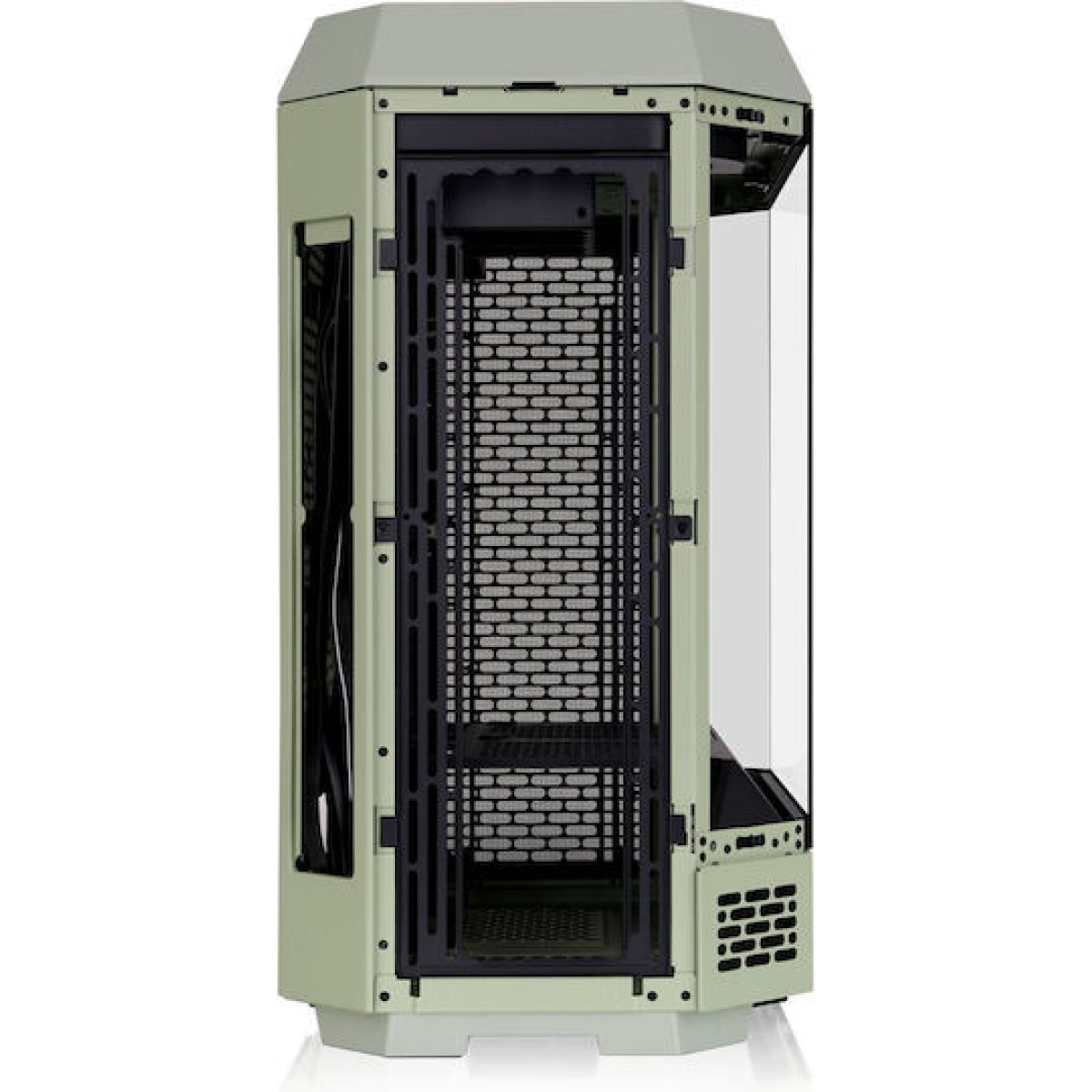Thermaltake The Tower 600 Midi Tower Κουτί Υπολογιστή με Πλαϊνό Παράθυρο Πράσινο