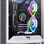 Thermaltake The Tower 300 Micro Tower Κουτί Υπολογιστή με Πλαϊνό Παράθυρο και RGB Φωτισμό Limestone