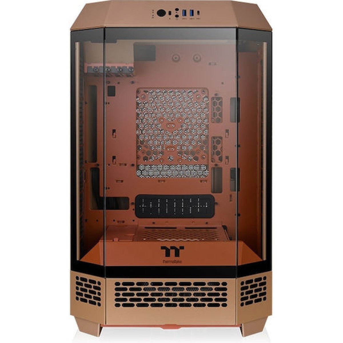 Thermaltake The Tower 300 Micro Tower Κουτί Υπολογιστή με Πλαϊνό Παράθυρο και RGB Φωτισμό Gravel Sand