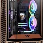 Thermaltake The Tower 300 Micro Tower Κουτί Υπολογιστή με Πλαϊνό Παράθυρο και RGB Φωτισμό Gravel Sand