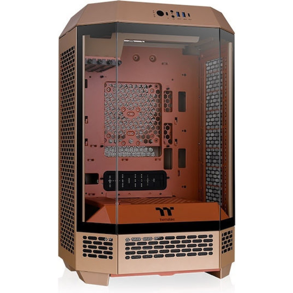 Thermaltake The Tower 300 Micro Tower Κουτί Υπολογιστή με Πλαϊνό Παράθυρο και RGB Φωτισμό Gravel Sand