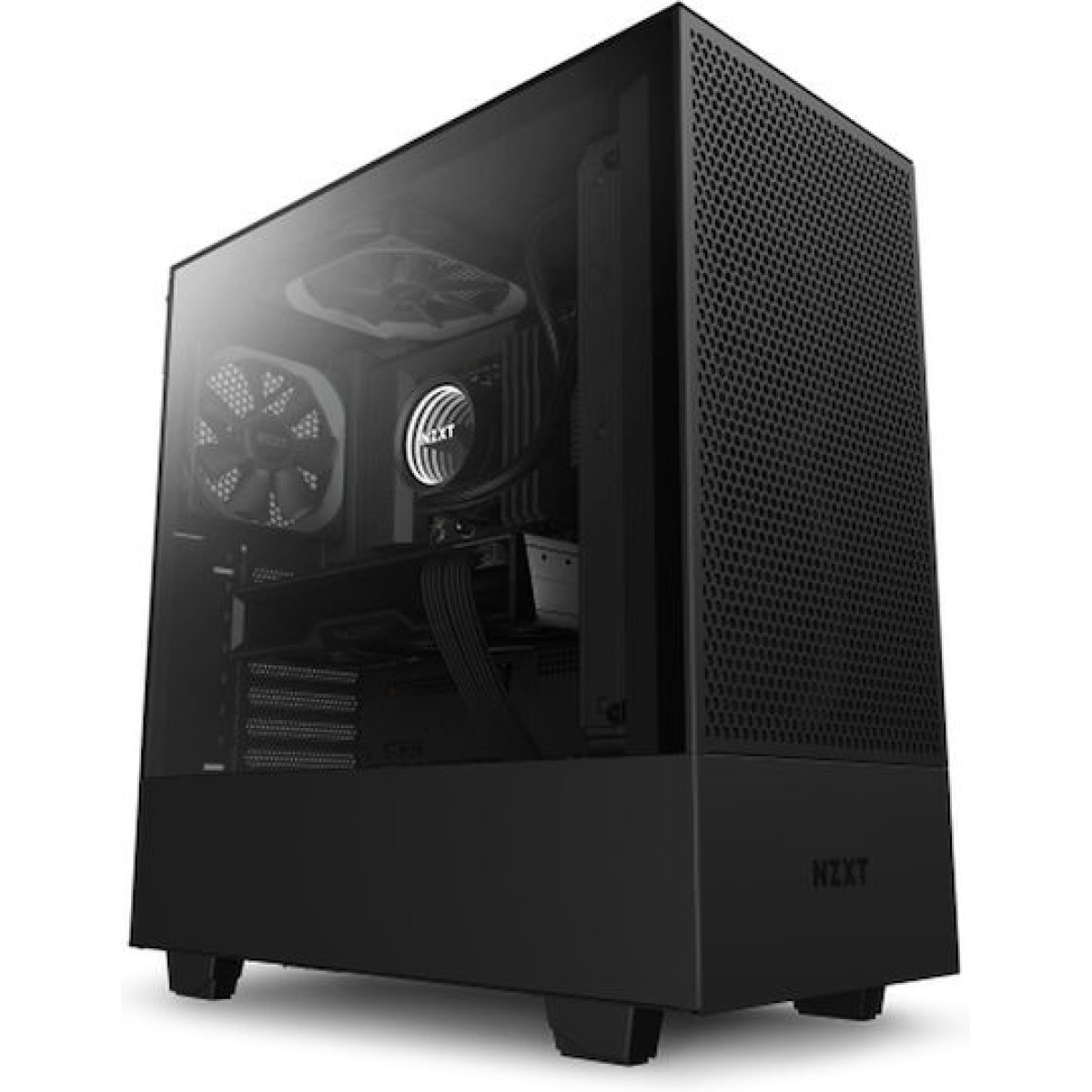 NZXT H5 Flow Midi Tower Κουτί Υπολογιστή με Πλαϊνό Παράθυρο Μαύρο