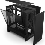 NZXT H5 Flow Midi Tower Κουτί Υπολογιστή με Πλαϊνό Παράθυρο Μαύρο