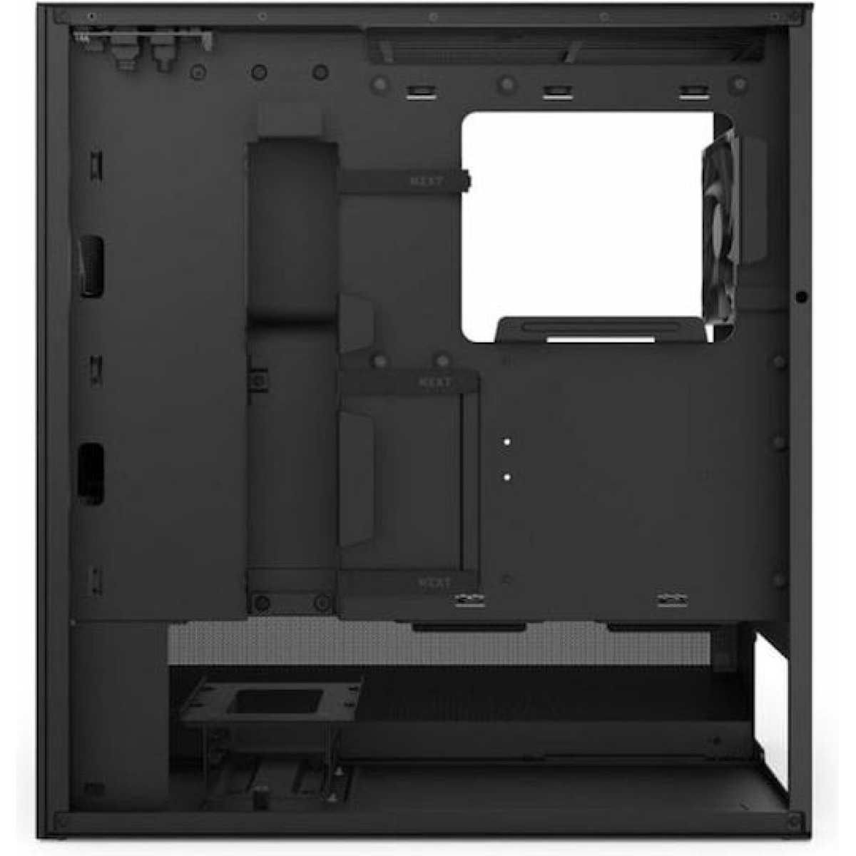 NZXT H5 Flow Midi Tower Κουτί Υπολογιστή με Πλαϊνό Παράθυρο Μαύρο