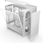NZXT H5 Flow Midi Tower Κουτί Υπολογιστή με Πλαϊνό Παράθυρο Λευκό