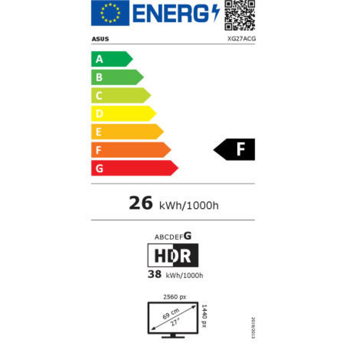 Asus ROG Strix XG27ACG IPS HDR Monitor 27