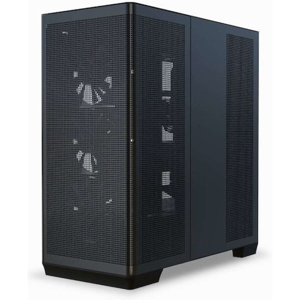 APNX C1-R-BK-v3 Gaming Midi Tower Κουτί Υπολογιστή με Πλαϊνό Παράθυρο Μαύρο