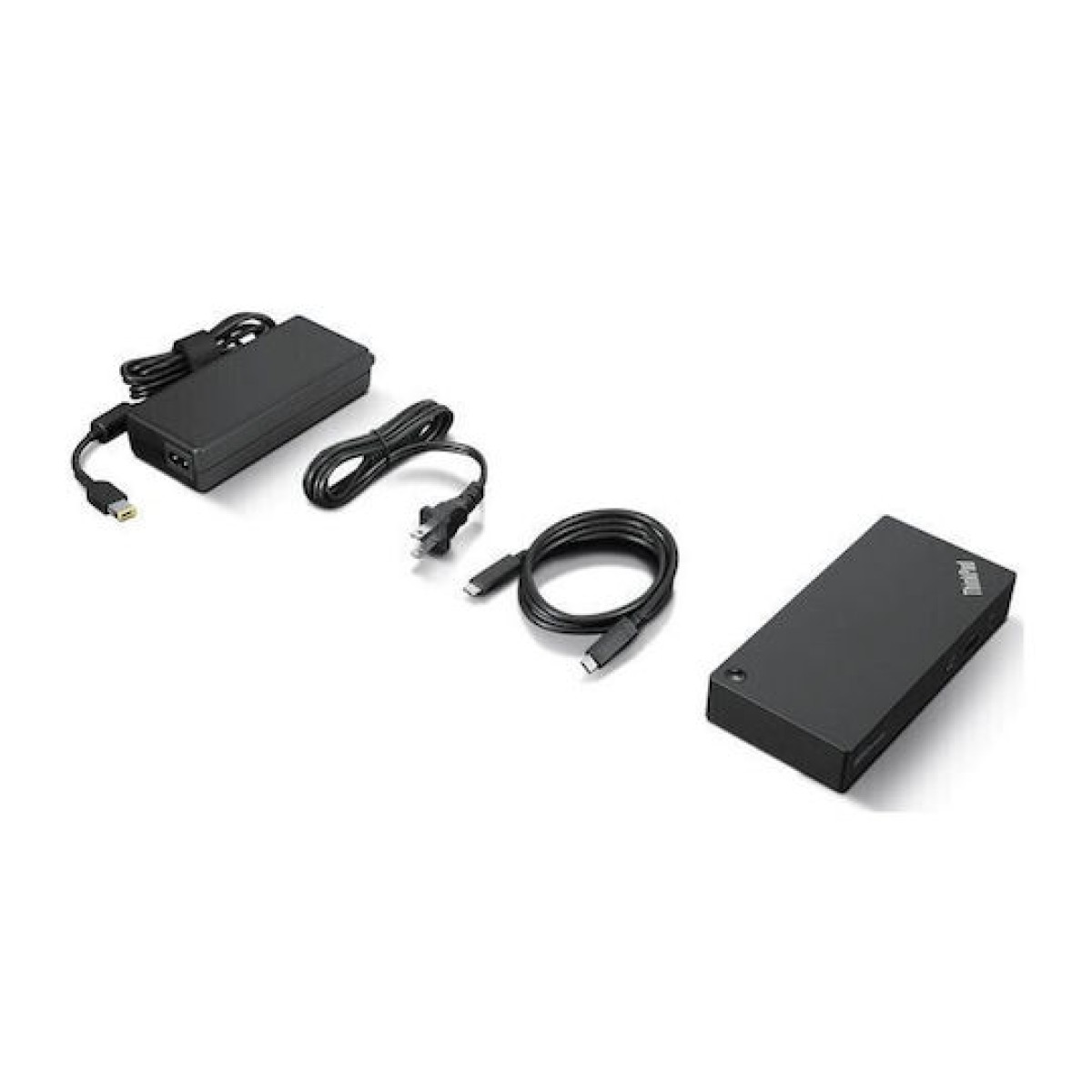 Lenovo ThinkPad Universal USB-C Docking Station με HDMI/DisplayPort 4K Ethernet και συνδεση 3 Οθονών Μαύρο