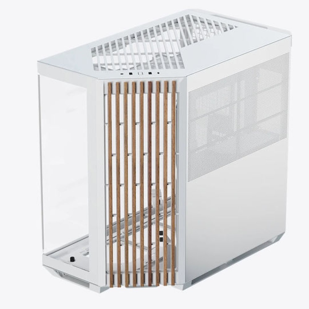 APNX V1 Midi Tower Κουτί Υπολογιστή Wood White