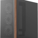 Aerocool D301A V2 Gaming Mini Tower Κουτί Υπολογιστή με Πλαϊνό Παράθυρο και RGB Φωτισμό Μαύρο
