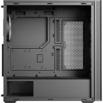 Aerocool D301A V2 Gaming Mini Tower Κουτί Υπολογιστή με Πλαϊνό Παράθυρο και RGB Φωτισμό Μαύρο