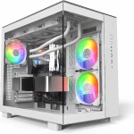 Montech King 65 Pro Gaming Midi Tower Κουτί Υπολογιστή με Πλαϊνό Παράθυρο και RGB Φωτισμό Λευκό