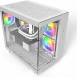 Montech King 65 Pro Gaming Midi Tower Κουτί Υπολογιστή με Πλαϊνό Παράθυρο και RGB Φωτισμό Λευκό