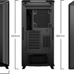 Be Quiet Dark Base 701 Gaming Midi Tower Κουτί Υπολογιστή με Πλαϊνό Παράθυρο και RGB Φωτισμό Μαύρο