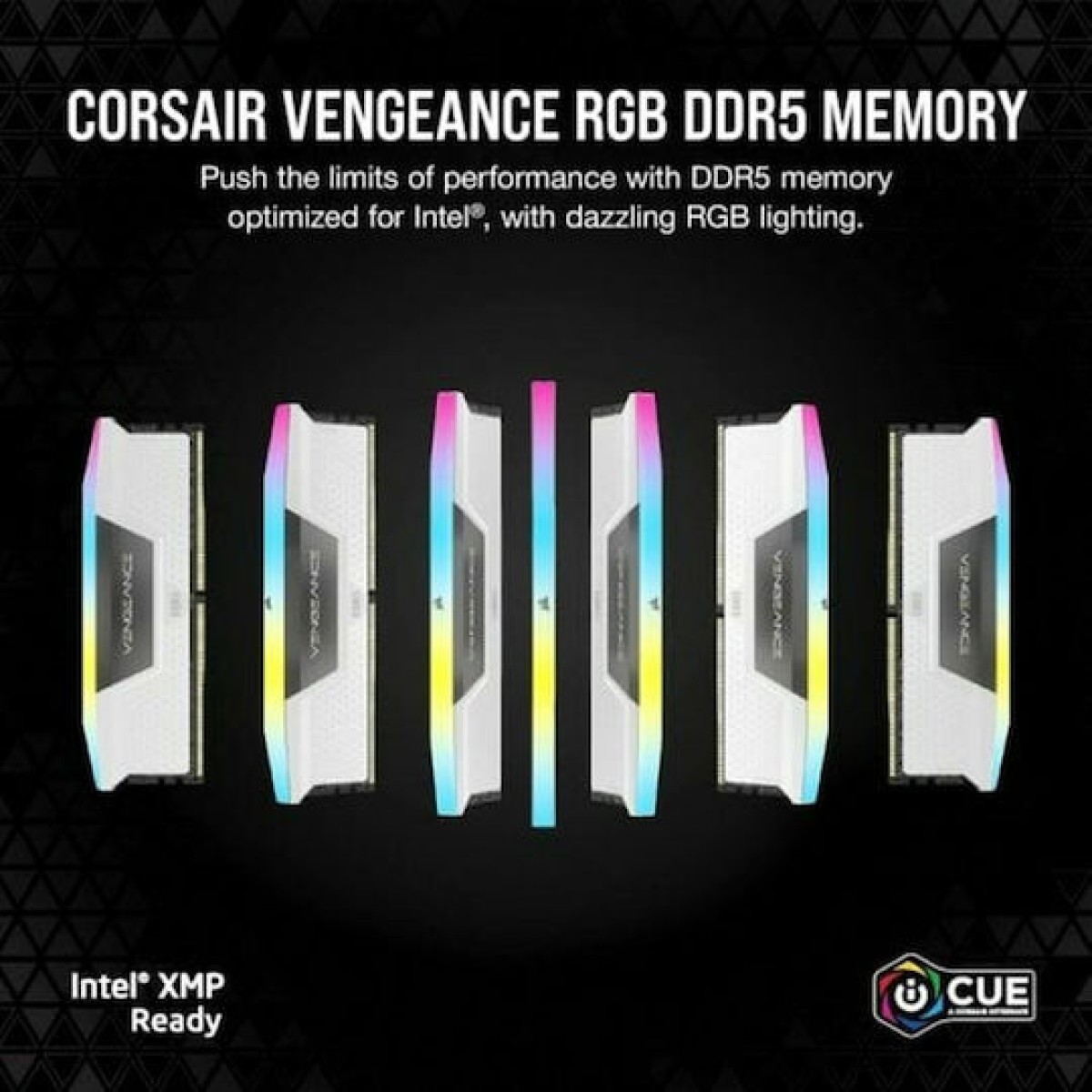 Corsair Vengeance RGB DDR5 32GB RAM με 2x16GB Modules και Ταχύτητα 6000 για Desktop