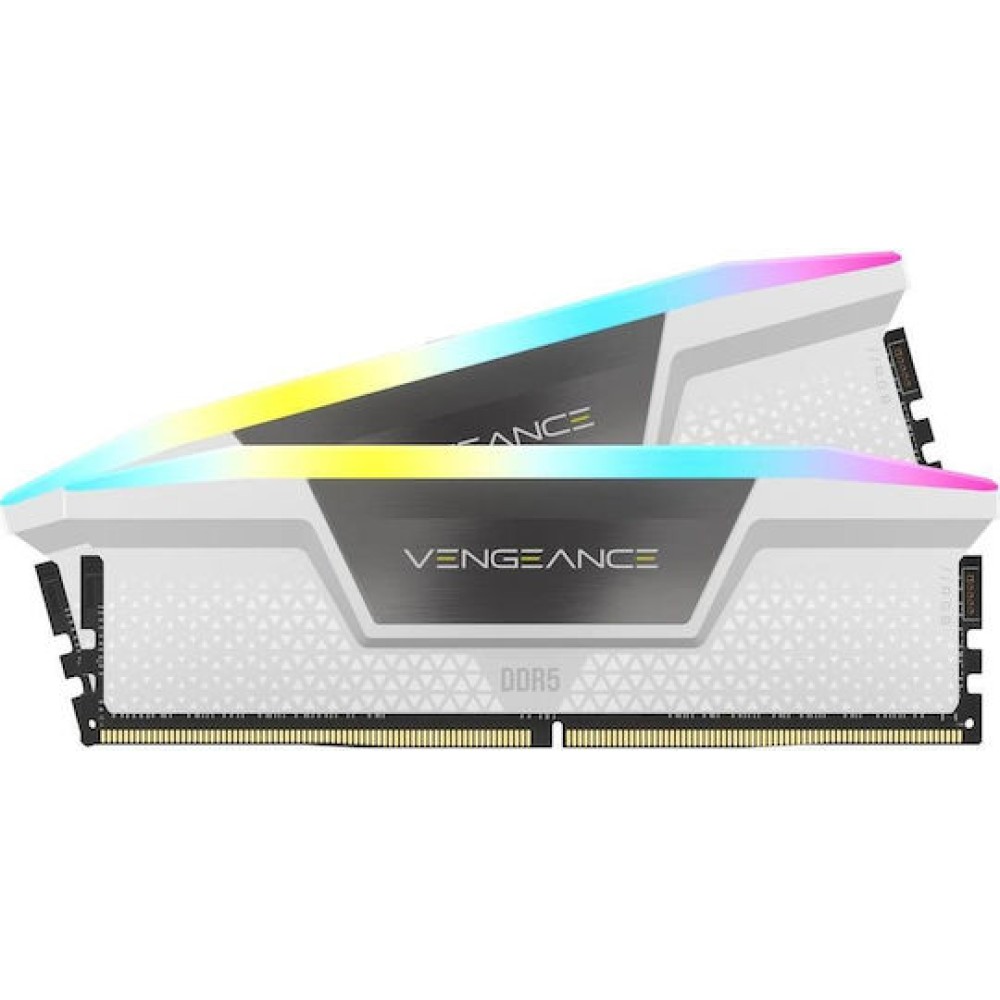 Corsair Vengeance RGB DDR5 32GB RAM με 2x16GB Modules και Ταχύτητα 6000 για Desktop